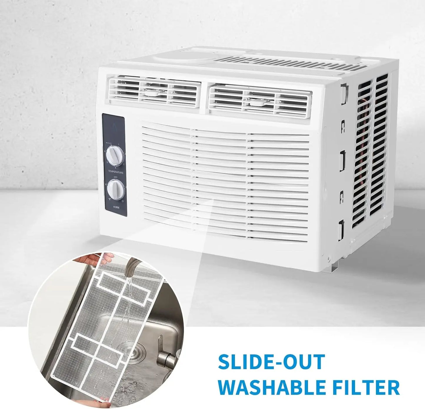 ACEKOOL 5000 BTU Window AC Unit with Remote