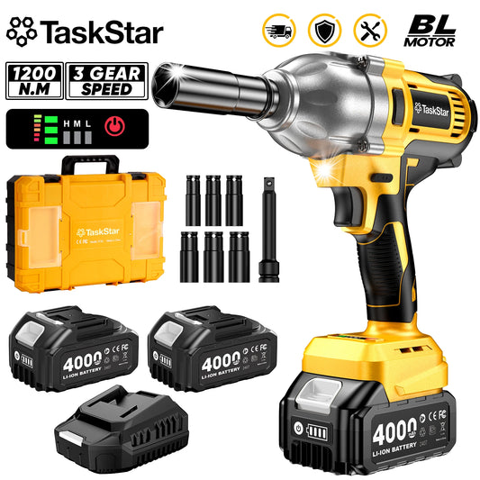 Taskstar Cordless Impact Wrench 1/2'' 1200Nm Brushless