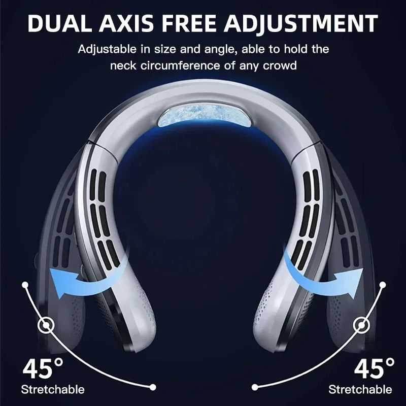 XIAO 8000mAh USB Hanging Neck Fan Portable Bladeless