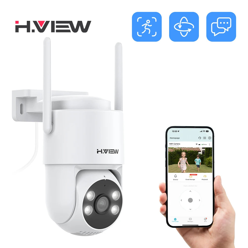H.VIEW 3MP PTZ IP Camera Wi-Fi Outdoor