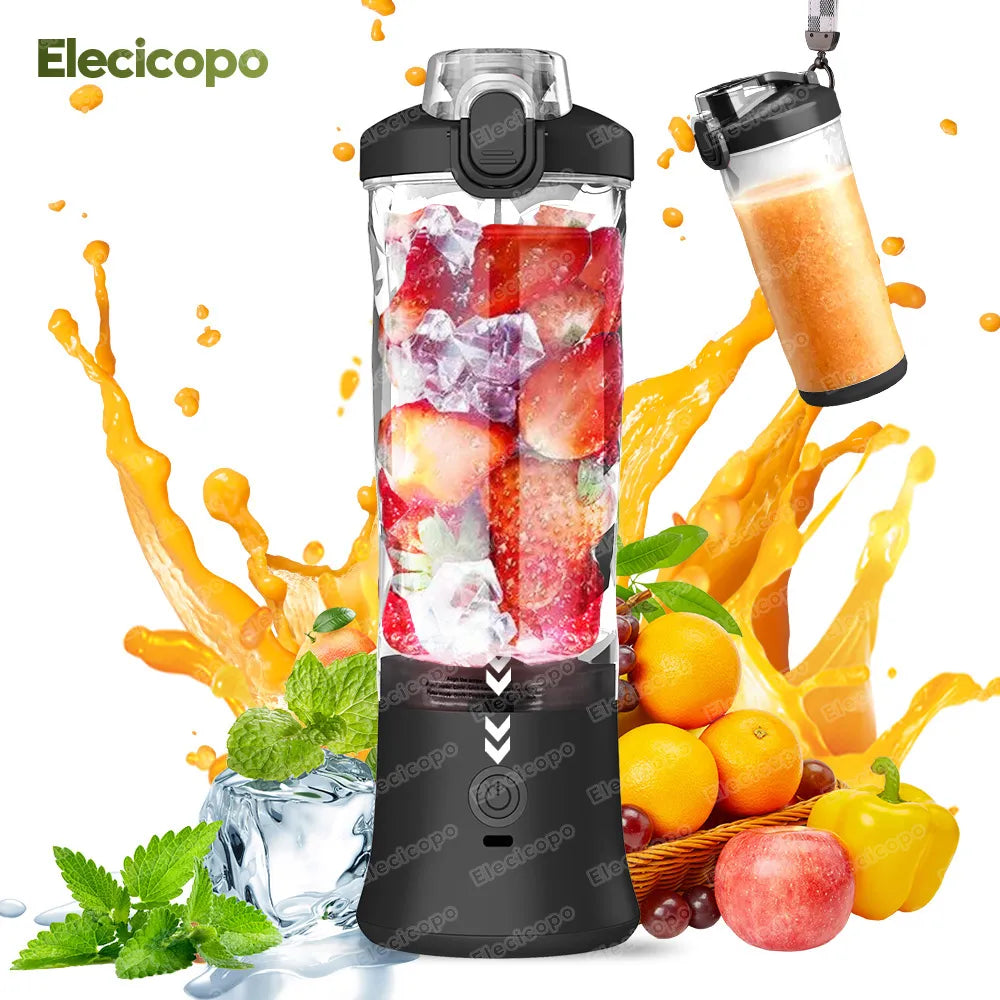 Portable Electric Juicer Fruit Mixers 600ML Blender