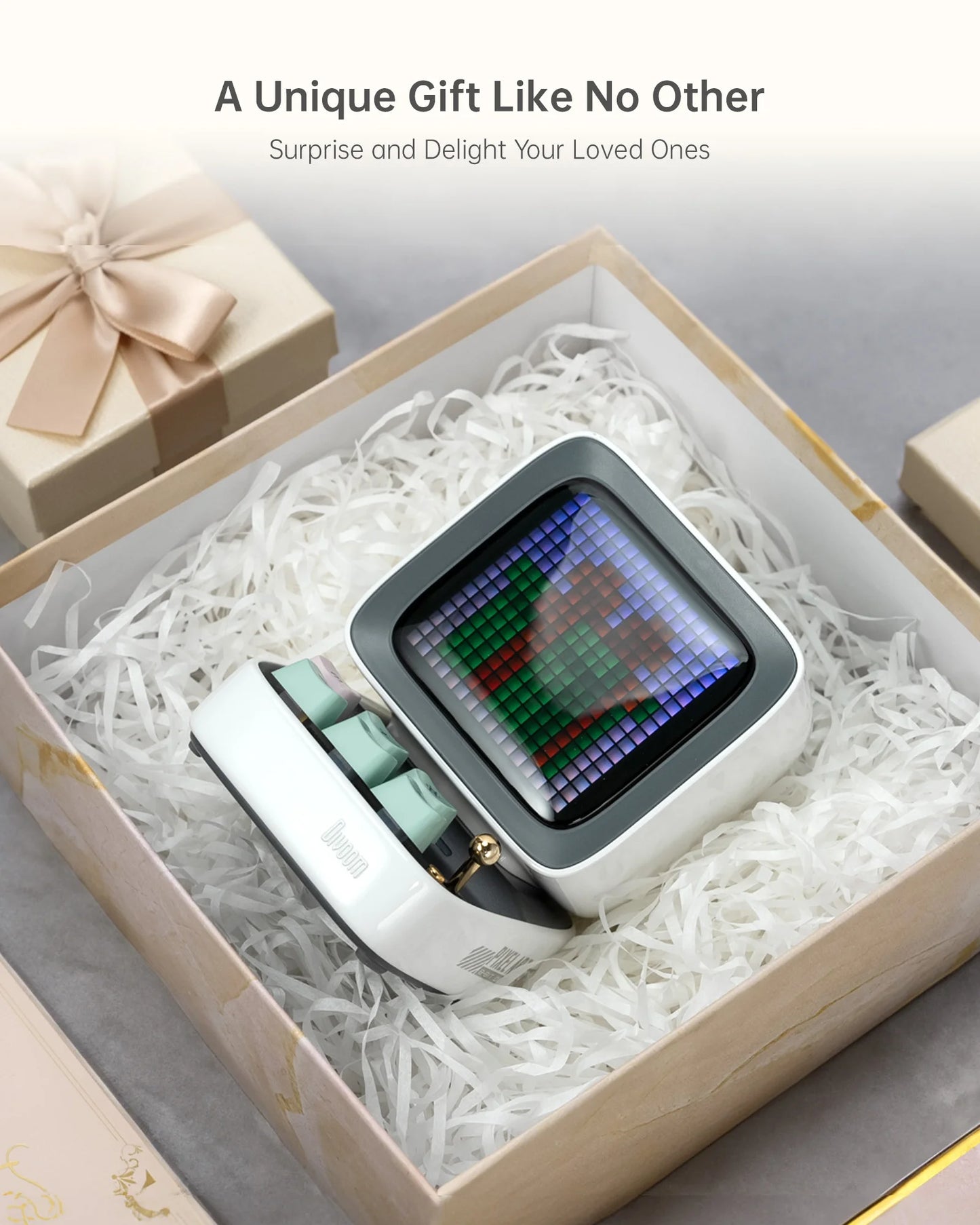 Divoom Ditoo-Pro Speaker Mini Retro Pixel Art Bluetooth Portable