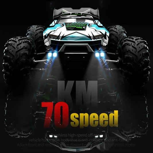 1:16 70KM/H 4WD RC Car With Led Lights 2.4G Radio