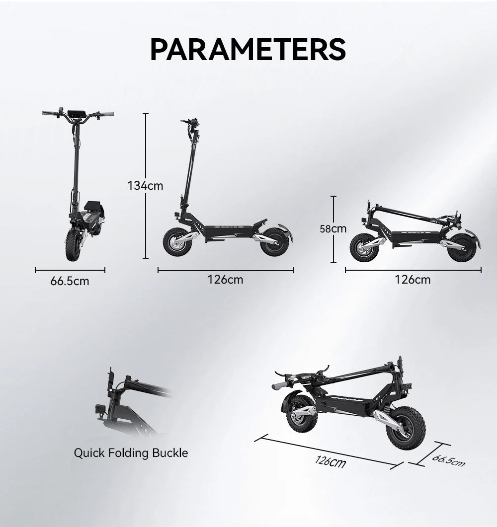 OOTD T10 Adult Foldable Electric Scooter