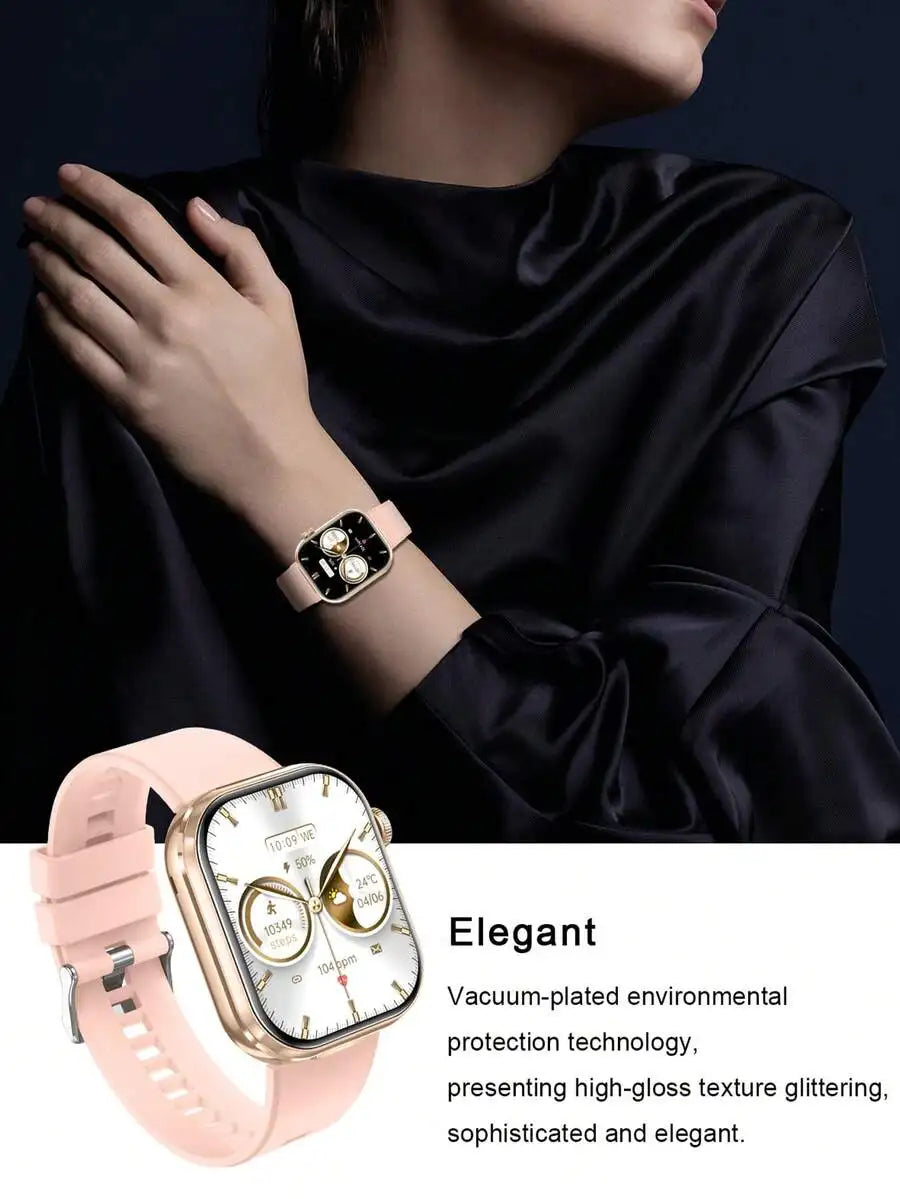 2-In-1 Smartwatch With Built-In Earbuds For Women Men
