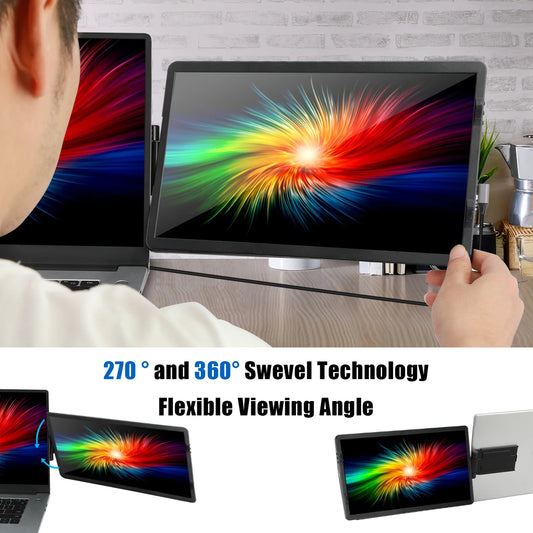 14 6 Inch LCD Laptop Monitor Foldable Screen