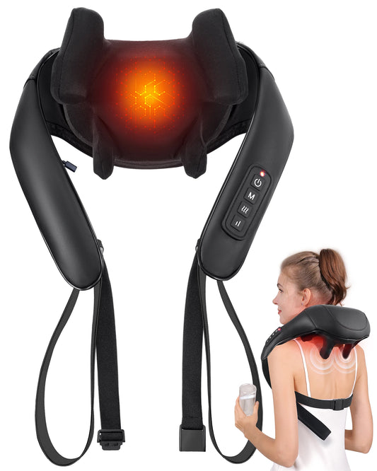 Masgre Shiatsu Back Neck Massager Cordless Shoulder Massager