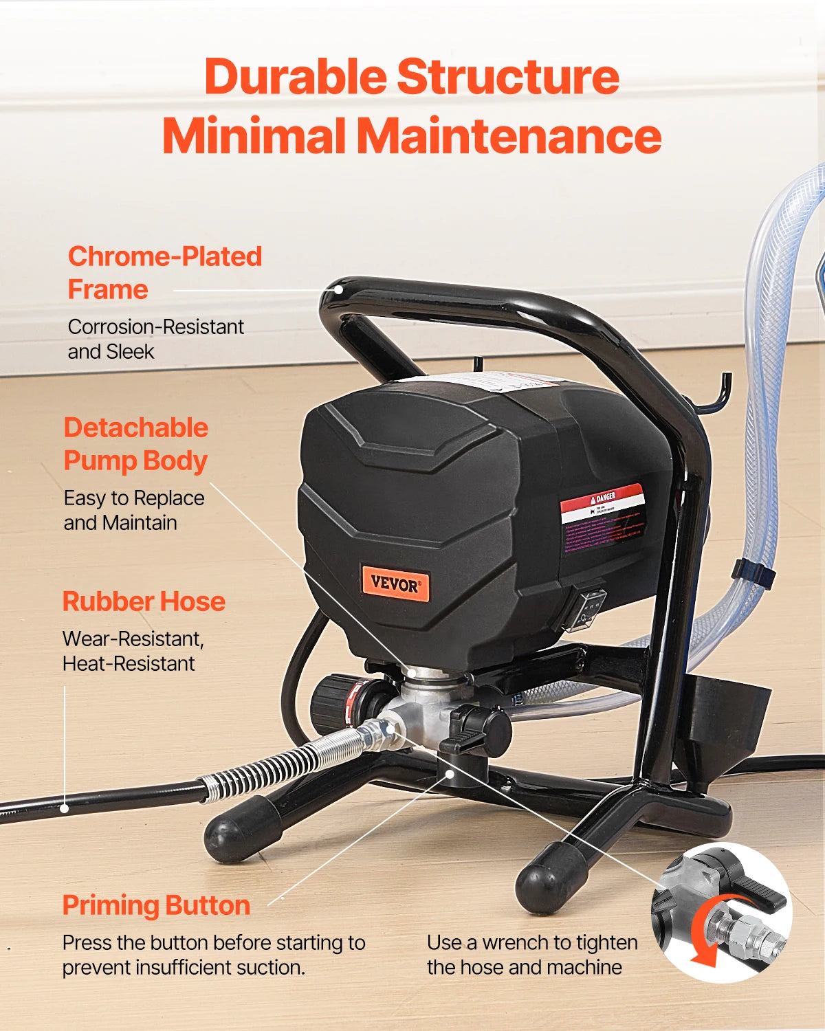 SucceBuy Stand Mounted Airless Paint Sprayer