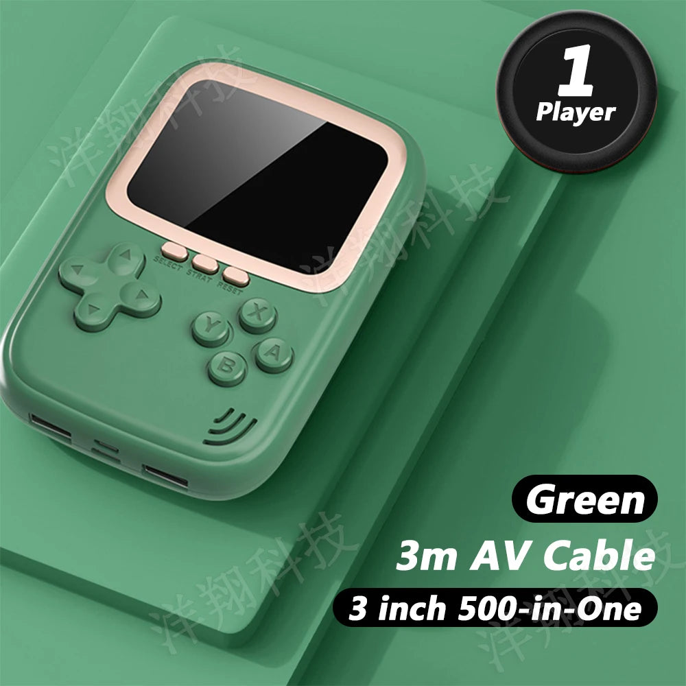 New Dual USB 10000Mah Mini Portable Retro Handheld