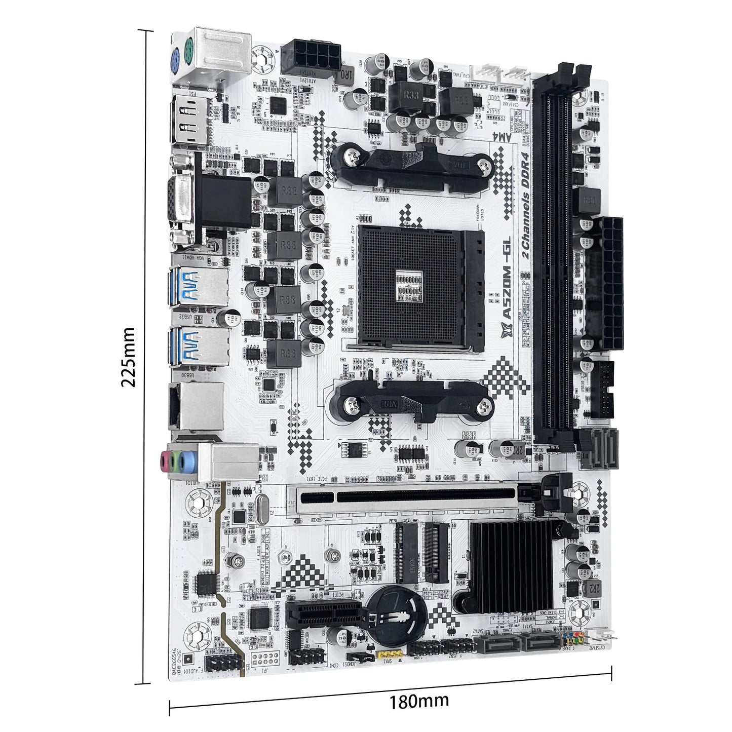 New MACHINIST A520M-GL AM4 Motherboard Micro ATX AMD