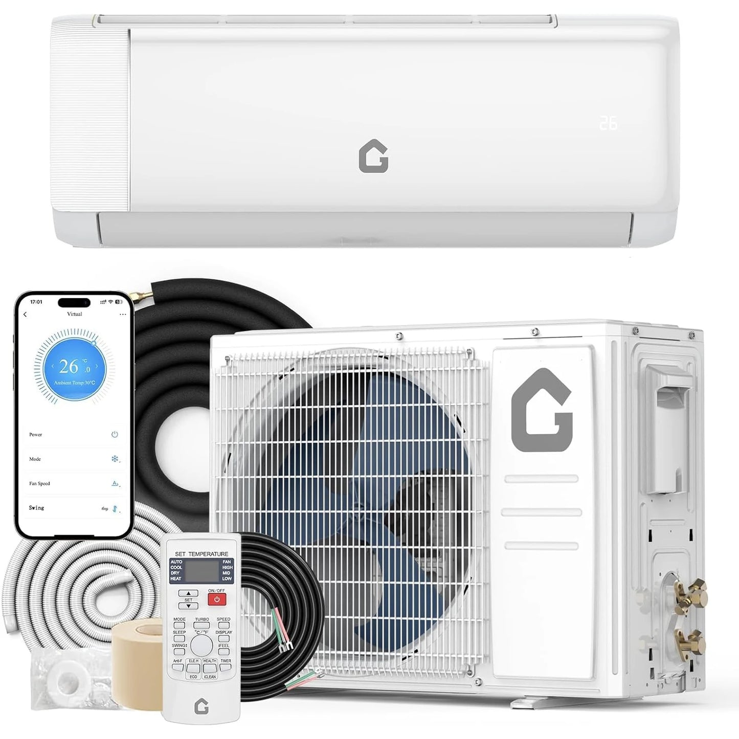 Acekool 9000 BTU Mini Split Air Conditioner