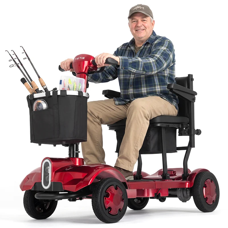 URLIFE X17 4 Wheel Folding Electric Senior Mobility Scooter