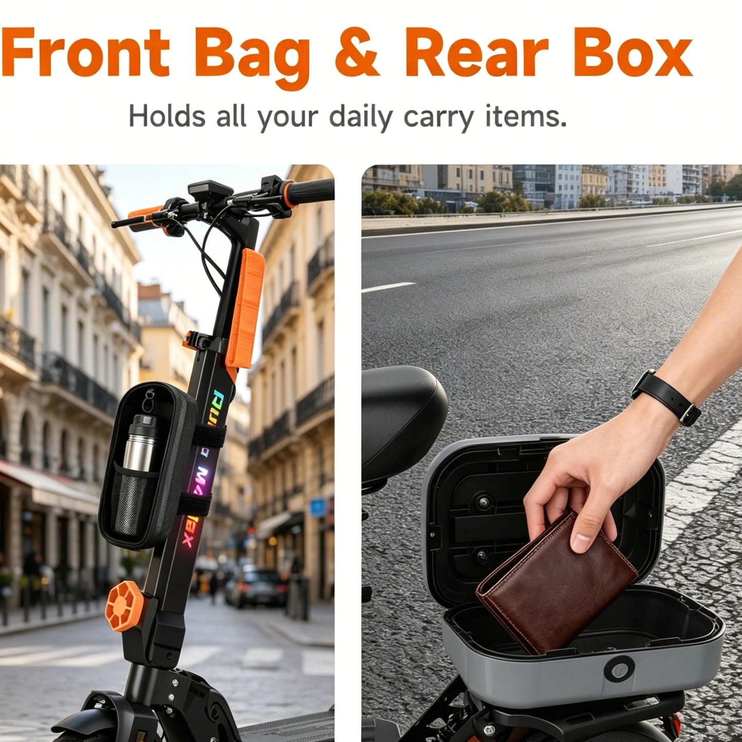 BIkydom Electric Scooter for Adults, 1000W Motor