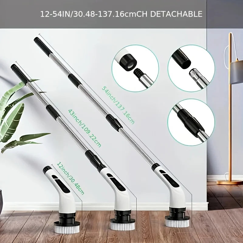AHTOSKA 9-in-1 Electric Rotating Cleaning Brush