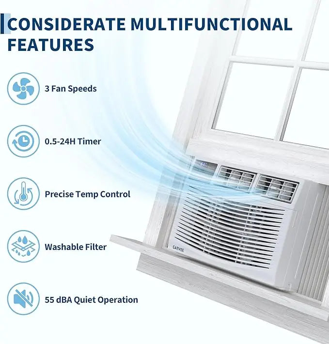 HiMISS 12000 BTU Window Air Conditioner With Wi-fi Enabled