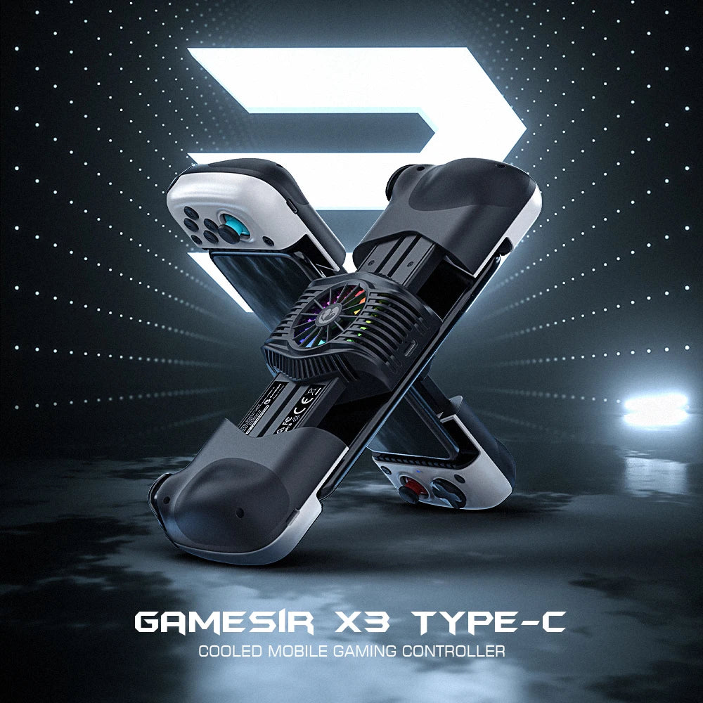 GameSir X3 Pro Gamepad Mobile Phone Controller with Cooling Fan for Cloud Gaming Xbox Game Pass, STADIA, xCloud, GeForce Now