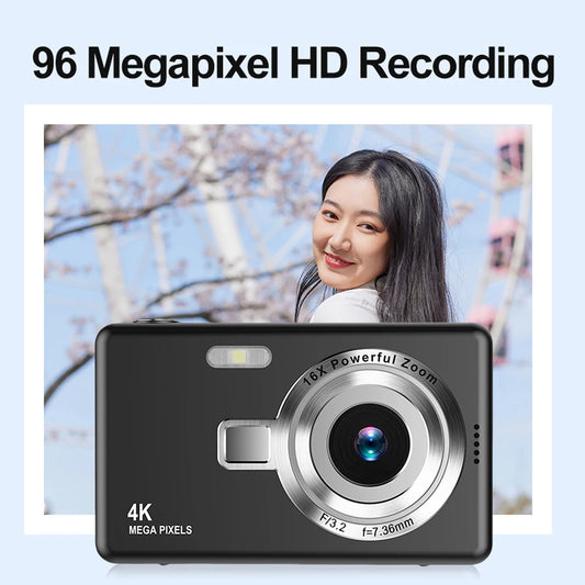 96MP Autofocus Vlogging Camera 4K HD 1080P C