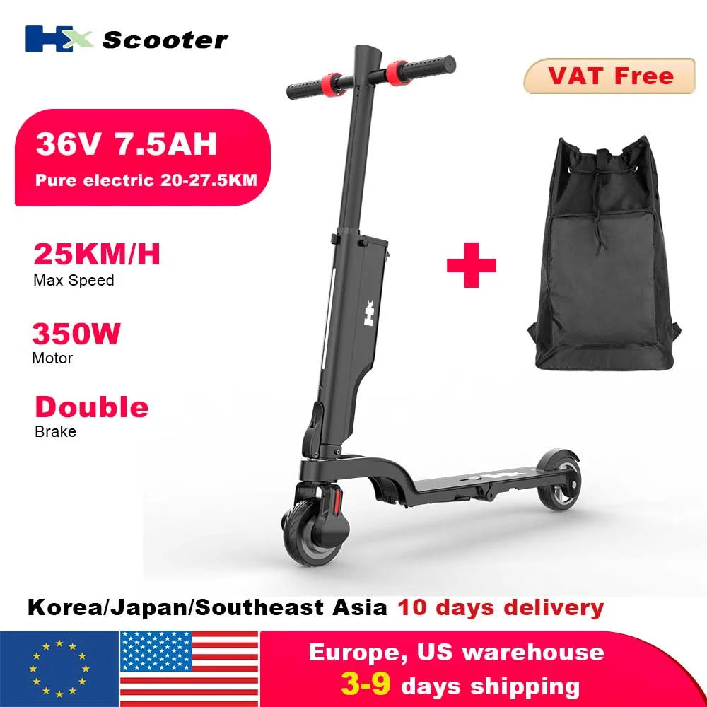 HX X6 Electric Scooter 350W 25KM/H Foldable Adult E-Scooter