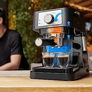 Manual Espresso Machine, Latte & Cappuccino Maker