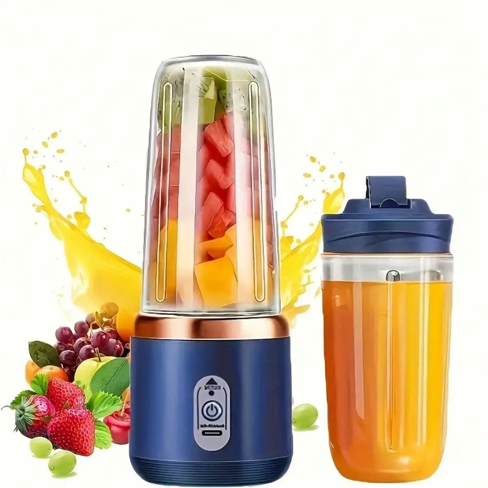 Fruit Blender, Beverage Maker, Juicer Cup + Portable Outdoor Cup