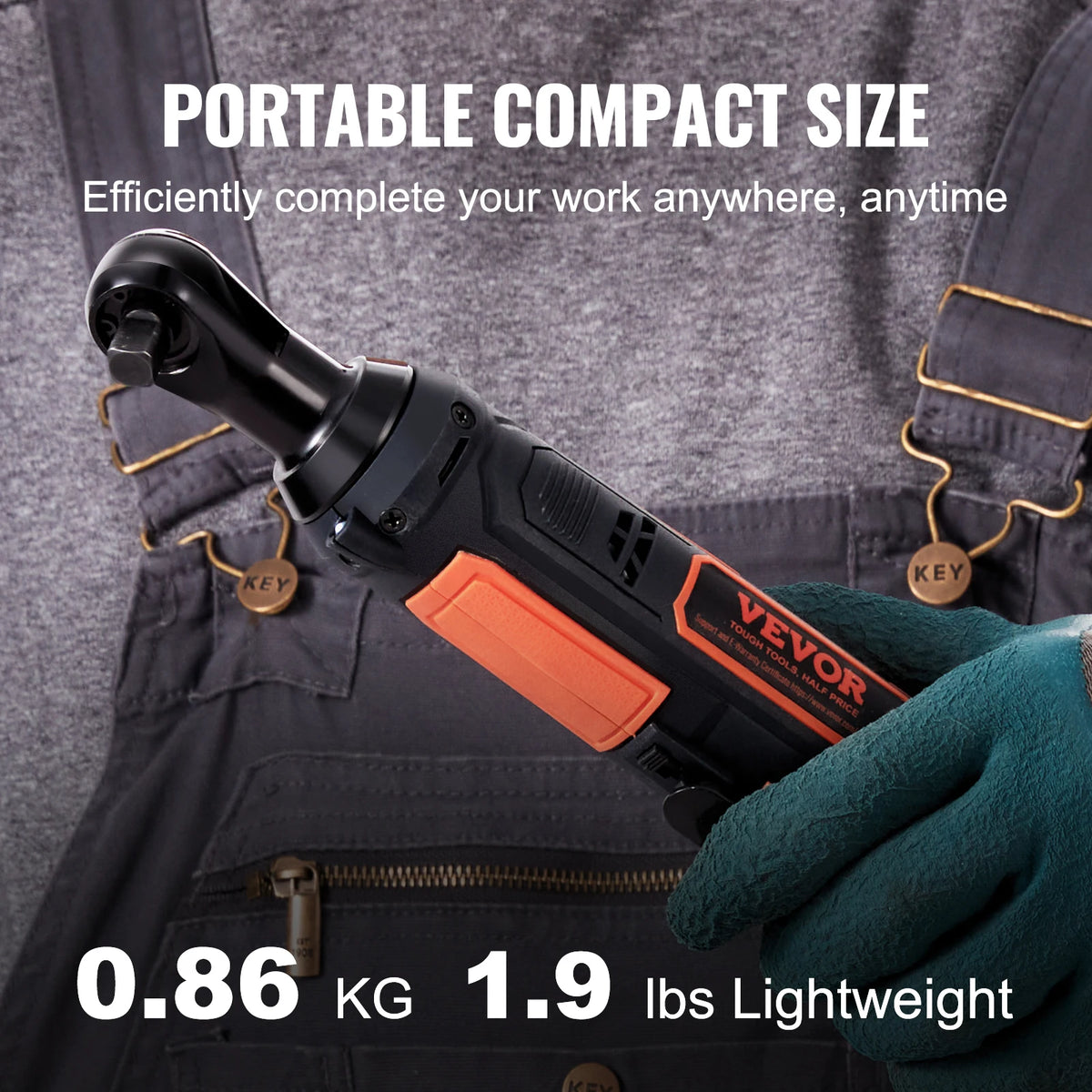 SucceBuy 3/8  Cordless Electric Ratchet Wrench