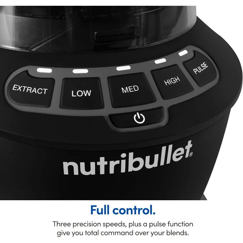 nutribullet Full-Size Blender Combo 1200W –Matte Black