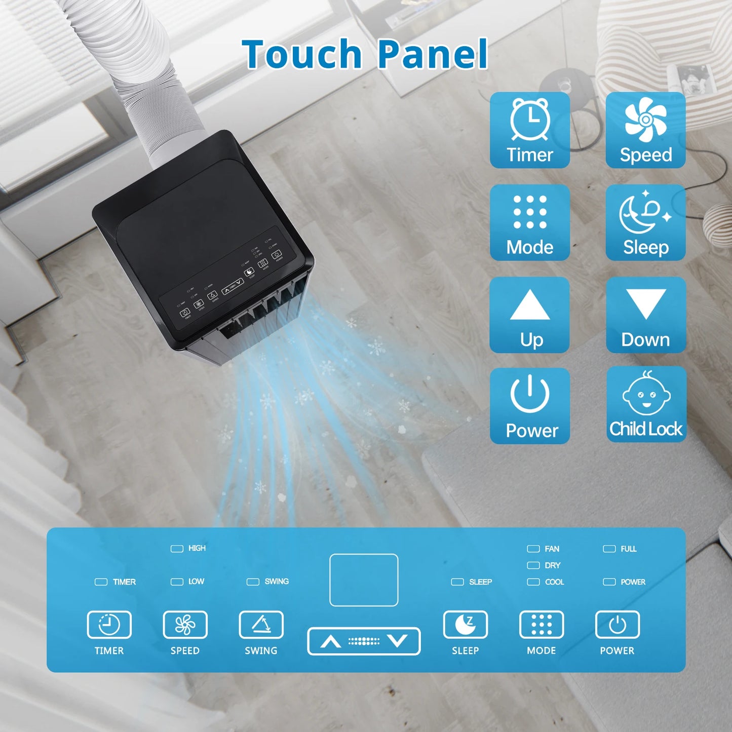 ACEKOOL 8000 BTU Portable Air Conditioner