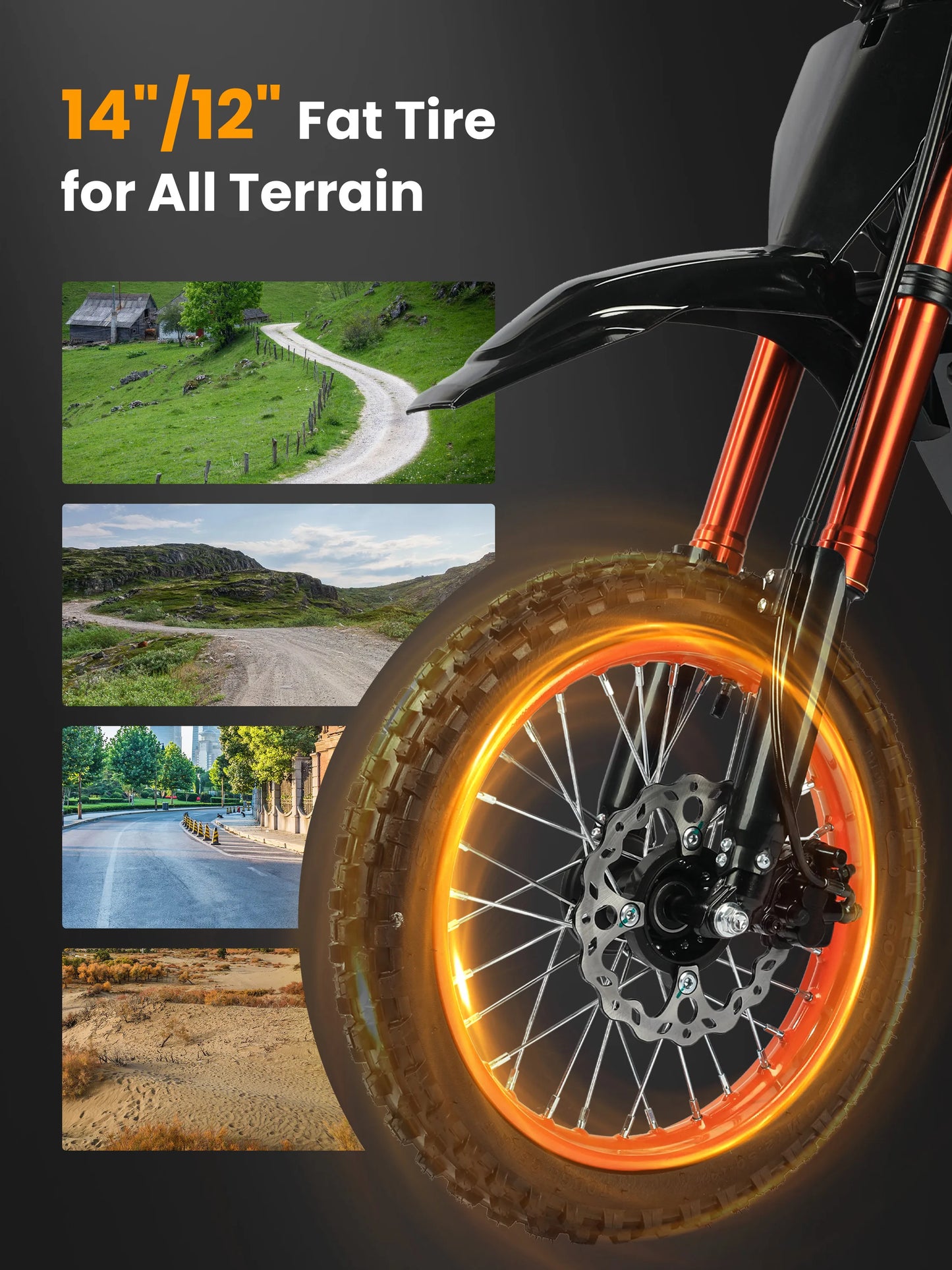 Qlife Vela E5 Electric Dirt Bike for Teens Adults