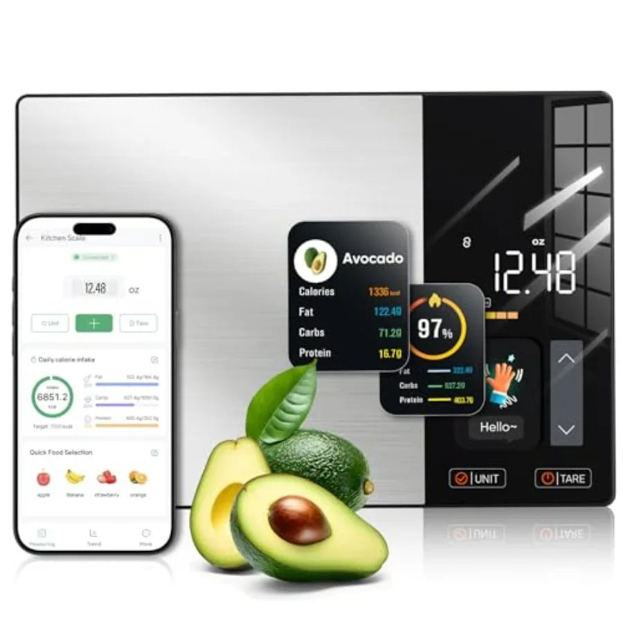 Smart Nutrition Food Scale with TFT Display