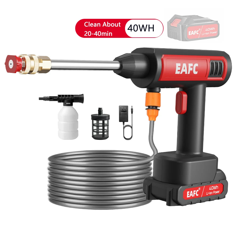 EAFC Cordless 60Bar Electric High Pressure Car Wash Gun