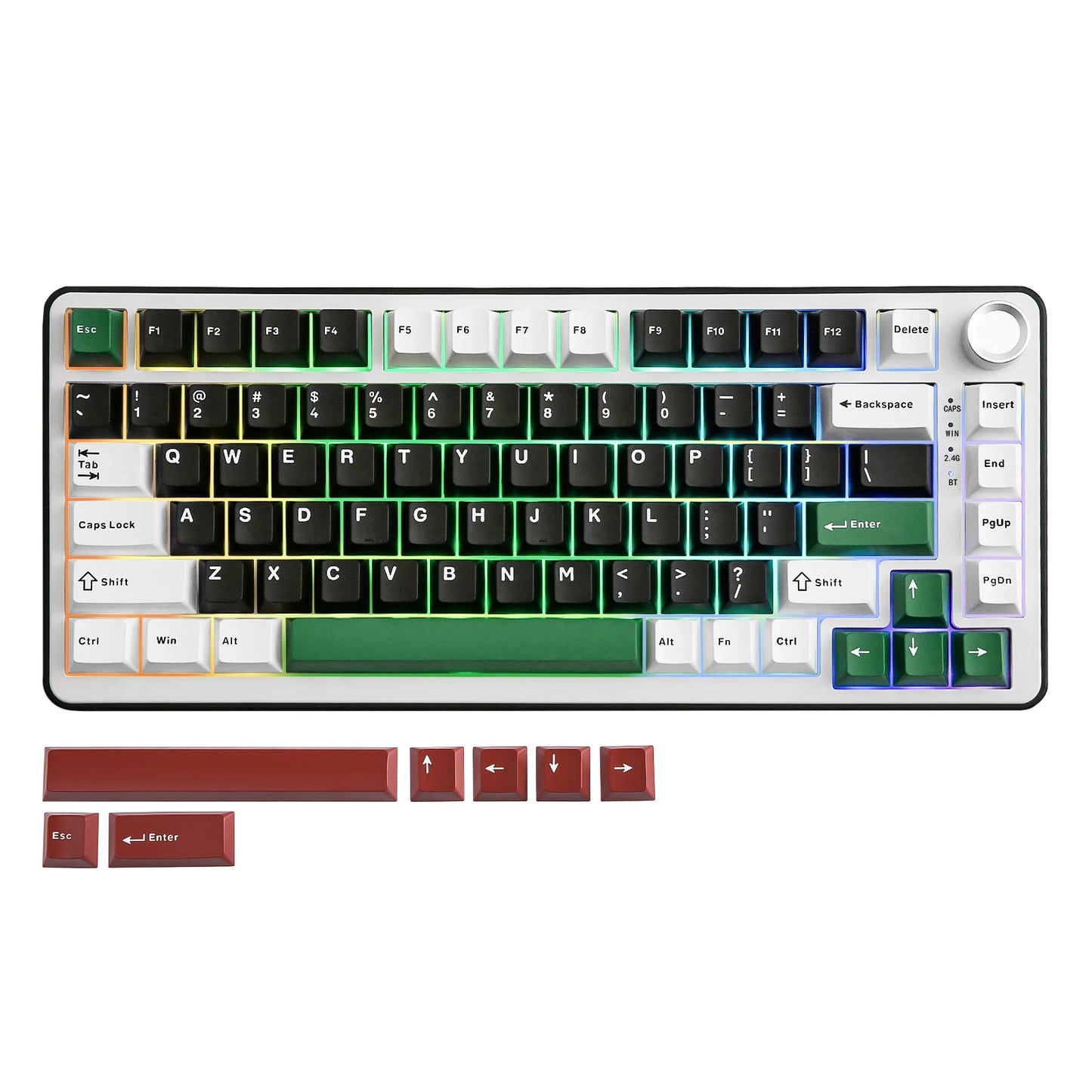 YUNZII B75 PRO 82-Key Wireless Mechanical Gaming Keyboard
