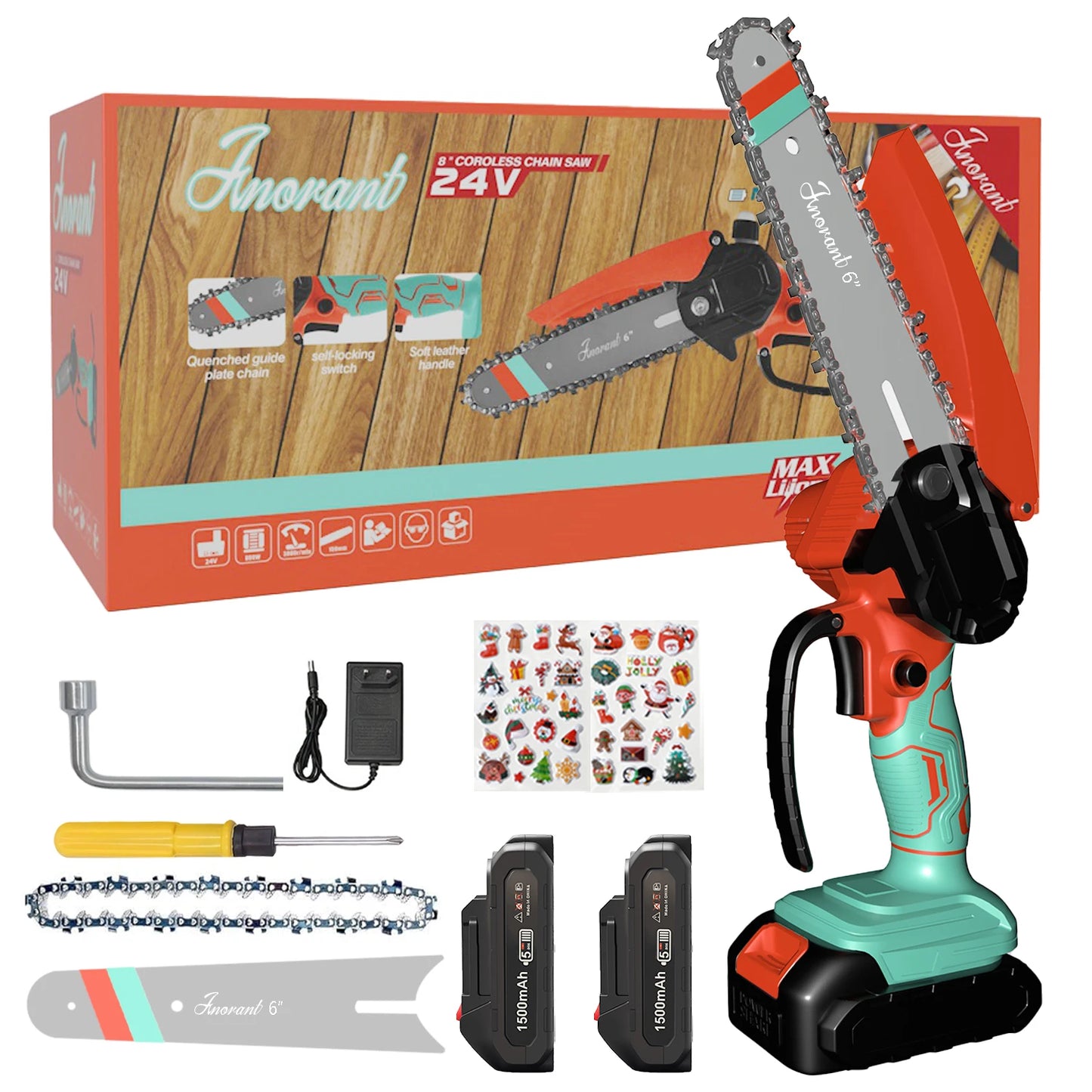 INORANT Mini Chainsaw Cordless Electric Chain Saws
