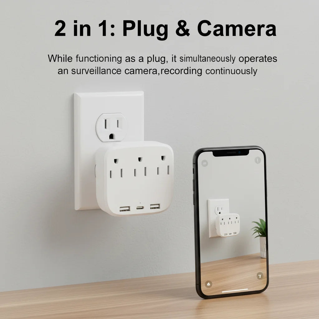 Mini Camera 1080P HD WiFi Remote Viewing, Motion Detection