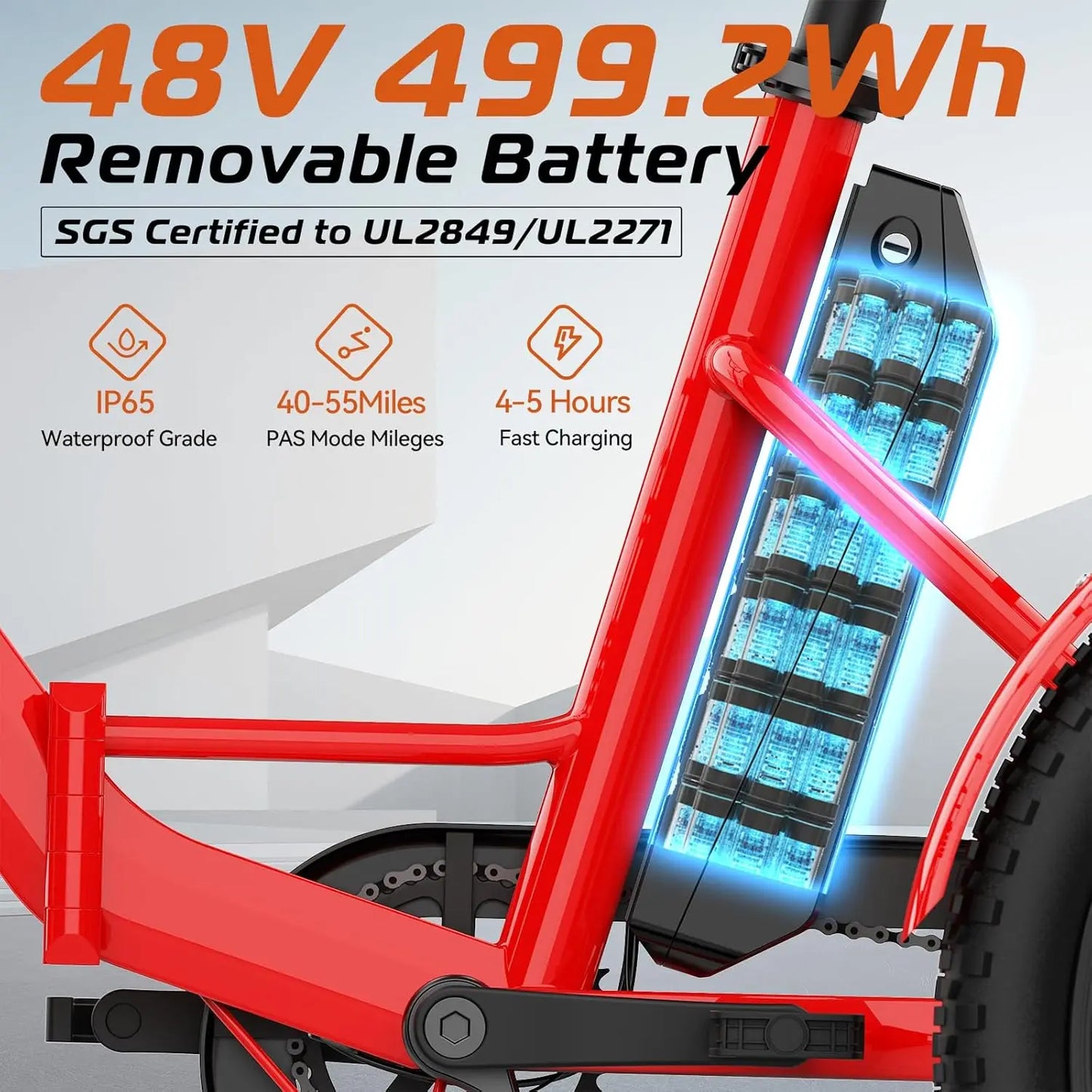 VIVI Electric Tricycle Trike for Adults Peak 750W