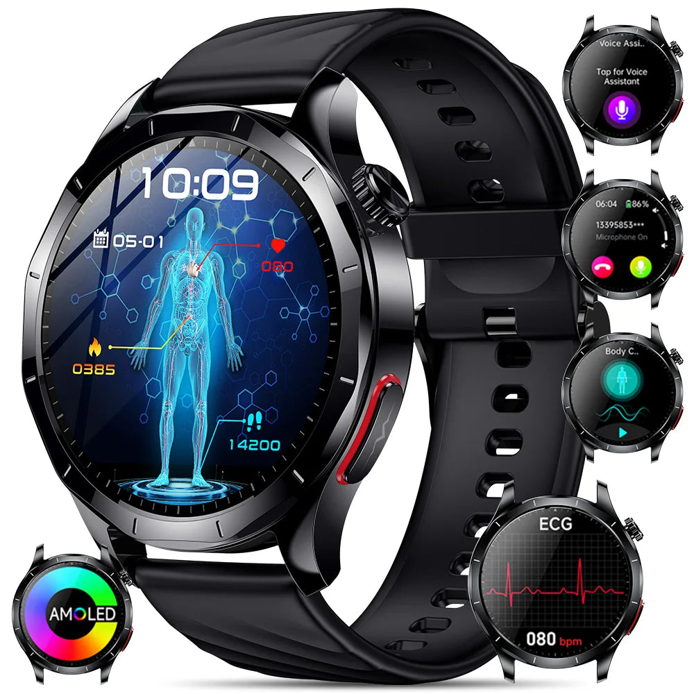 Marsyu 2026 Smart Watch ECG+PPG