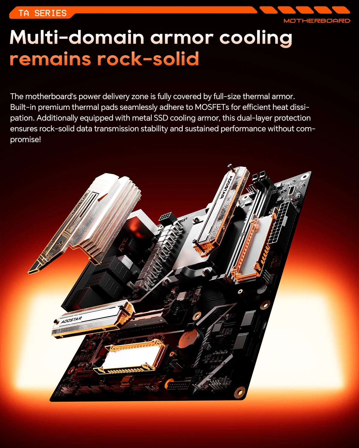 Aoostar TA95X3D MoDT Motherboard ATX Gaming Mainboard