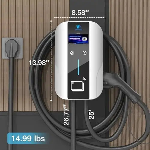YTYIN Smart EV charger for J1772 fast charging, 40A,