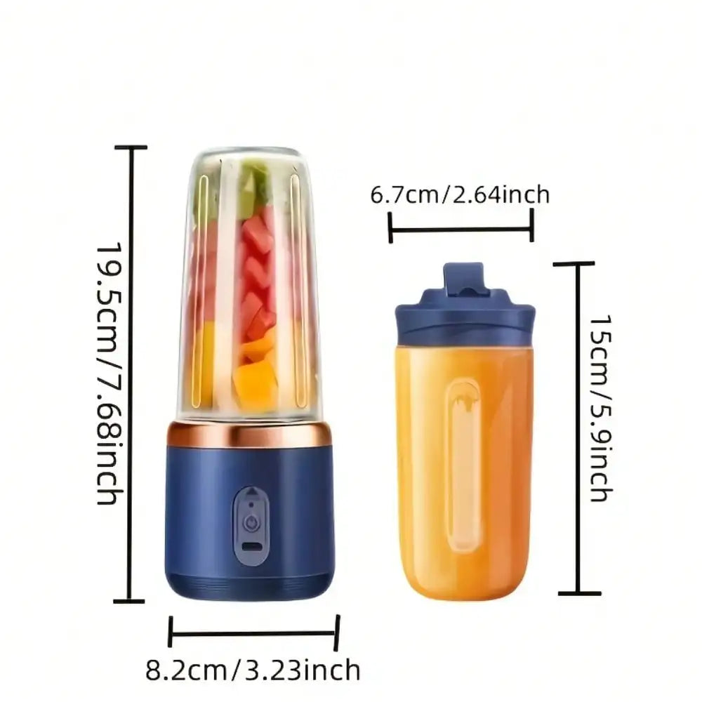 Fruit Blender, Beverage Maker, Juicer Cup + Portable Outdoor Cup