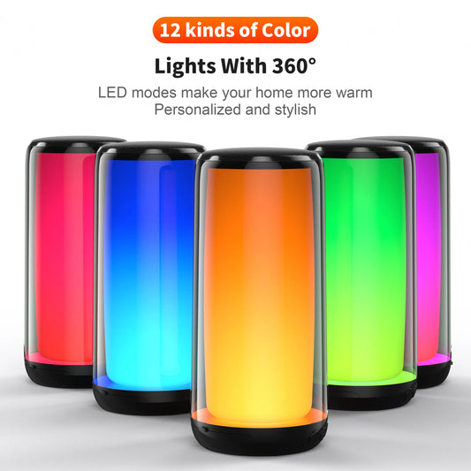 Bluetooth Speaker 12 kinds color lights Night Light