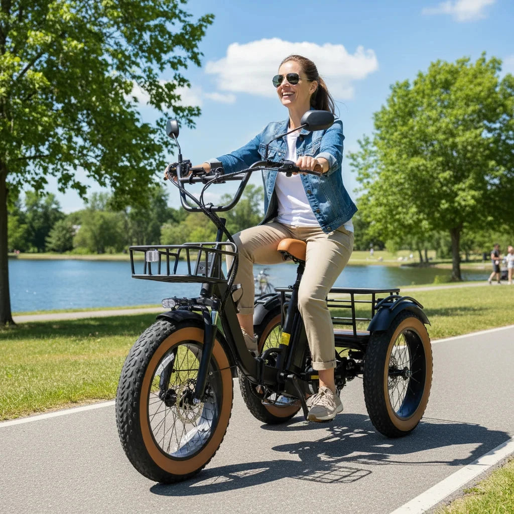 Adult Foldable Electric Tricycle