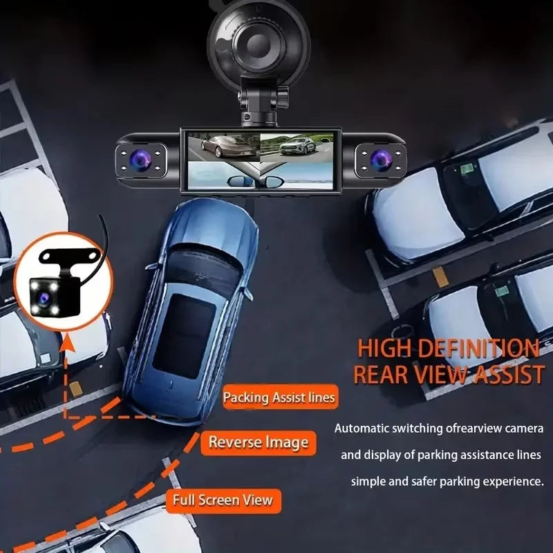 Baideluo Dash Cam Vehicle DVR video recorder 4 cameras
