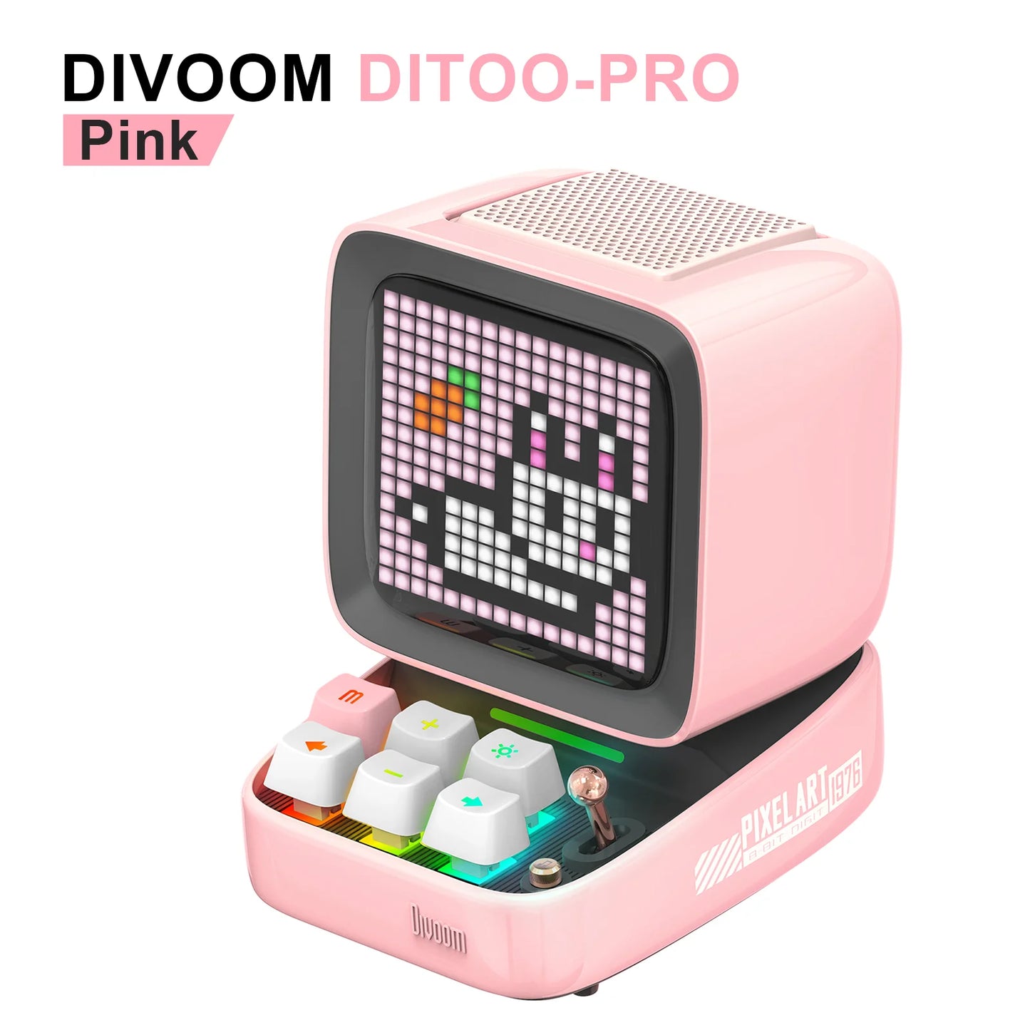 Divoom Ditoo-Pro Speaker Mini Retro Pixel Art Bluetooth Portable