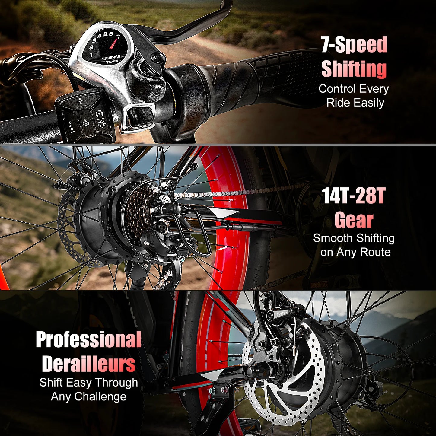 EOEOTWO 1500W Fat Tire Electric Bike for Adults