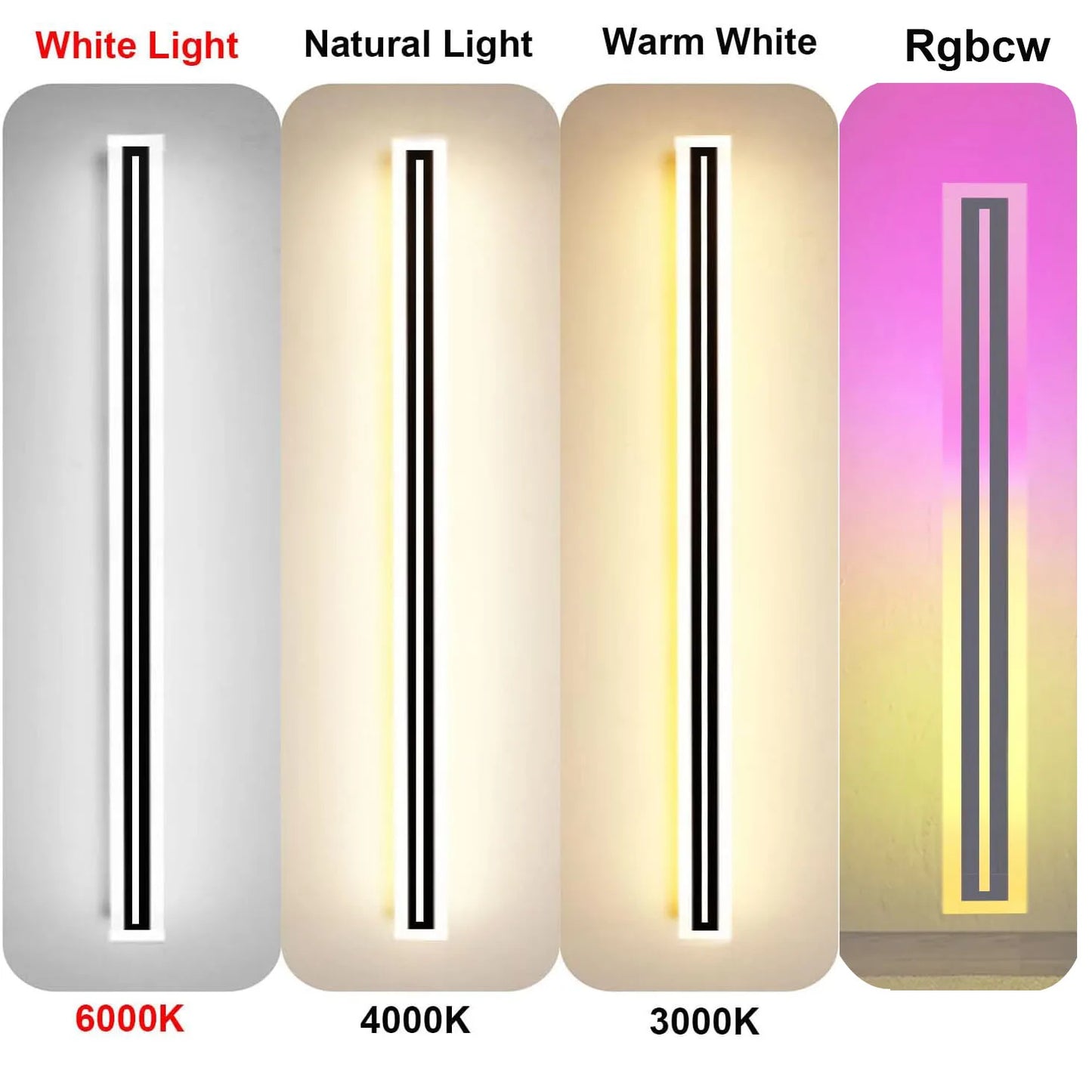 Outdoor Long Strip Modern LED Wall Lighting