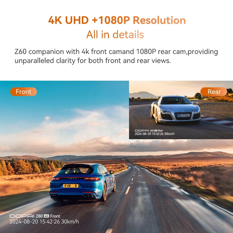 DDPAI Z60 4K+2K+1080P Dash Cam