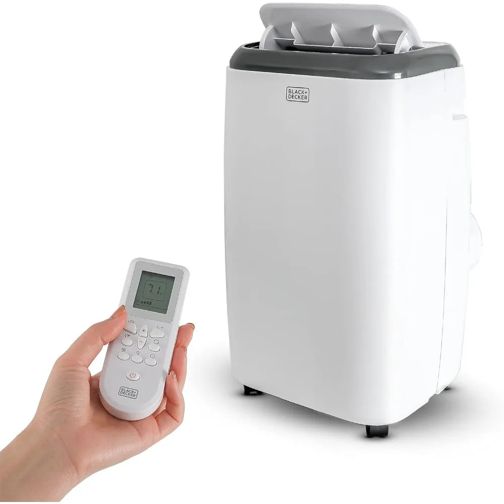 HAOYUNMA 8,000 BTU Portable Air Conditioner with Remote Control, White