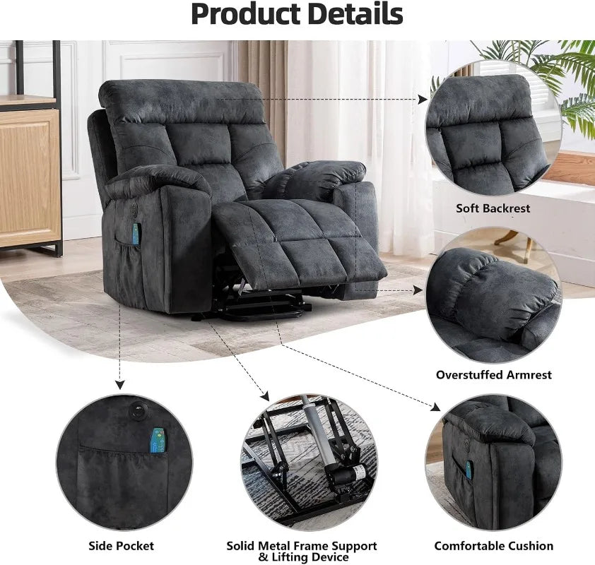 CANMOV Large Power Lift Recliner Chair