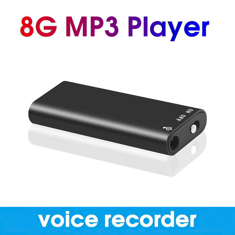 Mini 8GB Voice Recorder Digital Audio Mini Dictaphone Record