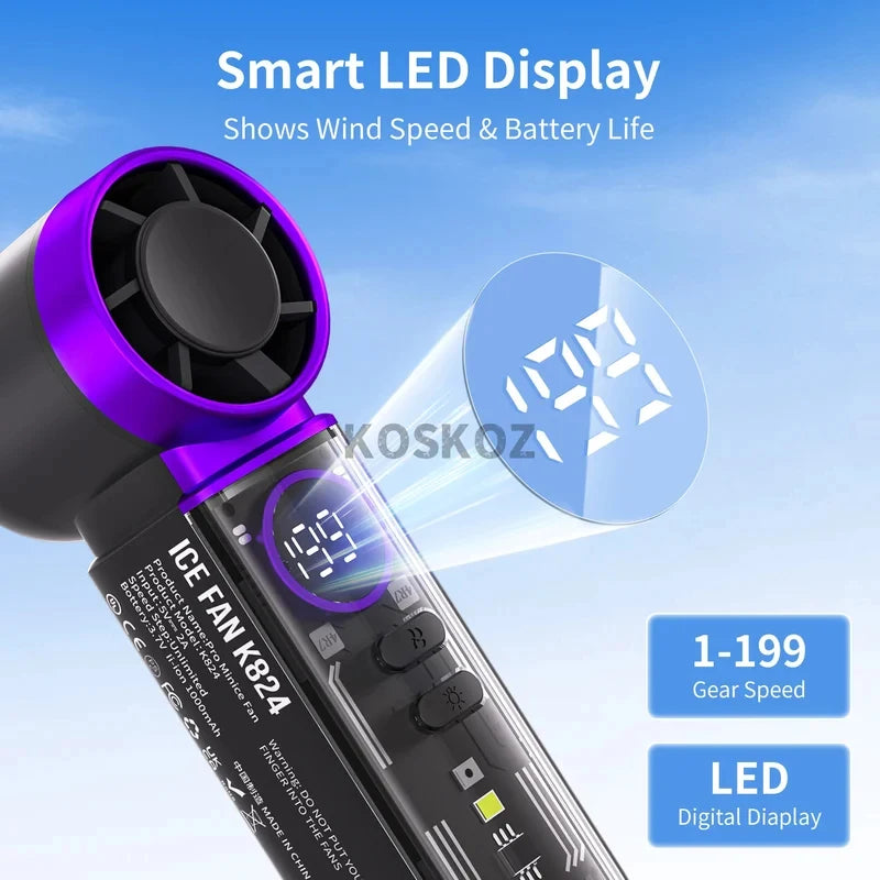 Koskoz New-Portable Handheld Mini Fan