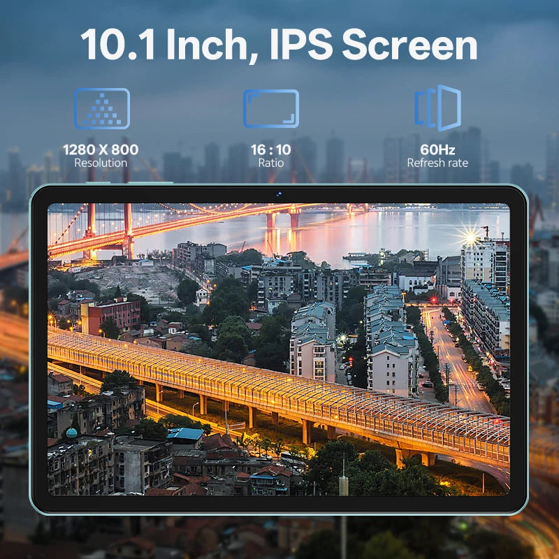 SVITOO Tablet 2026 Android 16 10.1" HD Unisoc T310